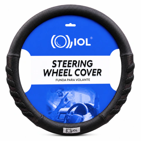 LFD-003 - Funda de volante negro premium t/ Sparco