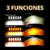 LFL-732 - PAR FARO BARRA 6 LED CON LUPA LUZ FIJA BLANCA / AMBAR - HGMX
