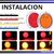 LPL-113 - PAR PLAFON REDONDO PLANO CROMADO 30 LED BAJA / ALTA / ESTROBO - 12-24V - AMBAR en internet