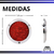FEC3303500 - PLAFON 4" REDONDO 32 LED ROJO BAJA / ALTA / ESTROBO PLANO CROMADO 12/24V - comprar en línea