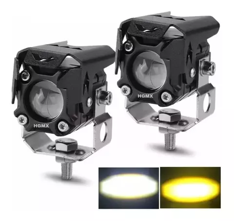 LFL-519 - PAR FARO LED CSP CON LUPA EXPLORADORA BLANCO / AMARILLO LASER