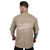 Camiseta Oversized Casual Treino 100% Algodão Coleção Champion - 01 Café