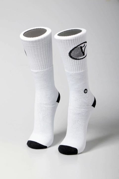 Meias Chronic Cano alto branca globo c - comprar online