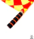 Bandeira Xadrez Arbitro Auxiliar Jogo de Futebol 01 Par Pronta Entrega - loja online