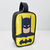 Estojo personalizado do Batman com fundo amarelo e detalhes em preto.