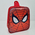 Mochila personalizada do Homem Aranha com design de teia e olhos característicos.