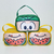 Bolsa Magali personalizada com design colorido, apresentando personagens divertidos.