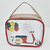 Bolsa personalizada com desenho de scooter e balões coloridos, ideal para crianças.
