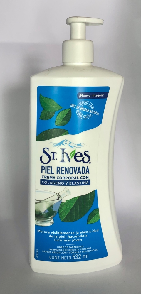 St. Ives hidratante corporal pele renovada - colágeno e elastina