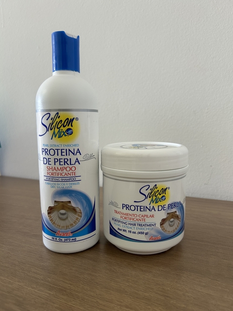 Kit Silicon Mix pérola shampoo 473ml + máscara 450g