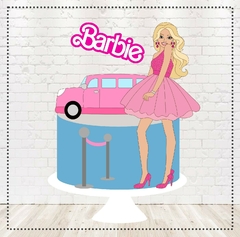 ARQUIVO DE CORTE TOPO DE BOLO BARBIE EM CAMADAS