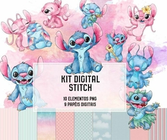 kit digital stitch aquarela