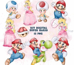 KIT DIGITAL SUPER MARIO AQUARELA
