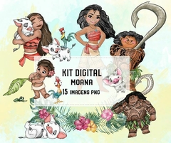 KIT DIGITAL MOANA AQUARELADO