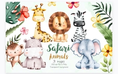 KIT DIGITAL SAFARI AQUARELA