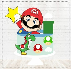 ARQUIVO DE CORTE TOPO DE BOLO SUPER MARIO EM CAMADAS