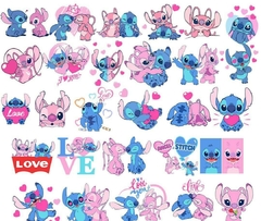 KIT DIGITAL ANGEL E STITCH #2037# - comprar online