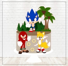 ARQUIVO DE CORTE TOPO DE BOLO SONIC EM CAMADAS