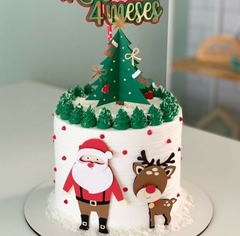 arquivo de corte topo de bolo natal