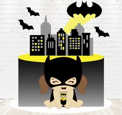 ARQUIVO DE CORTE TOPO DE BOLO BATMAN - BATGIRL