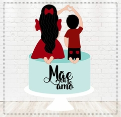 ARQUIVO DE CORTE TOPO DE BOLO DIA DAS MÃES EM CAMADAS