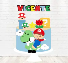 ARQUIVO DE CORTE TOPO DE BOLO SUPER MARIO EM CAMADAS