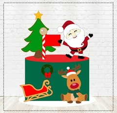 ARQUIVO DE CORTE TOPO DE BOLO NATAL EM CAMADAS