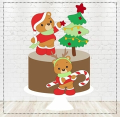ARQUIVO DE CORTE TOPO DE BOLO NATAL EM CAMADAS