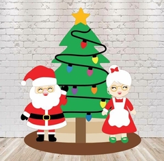 arquivo de corte topo de bolo natal
