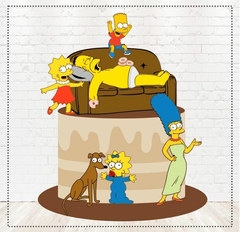 arquivo de corte topo de bolo os simpsons