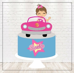 ARQUIVO DE CORTE TOPO DE BOLO BARBIE EM CAMADAS