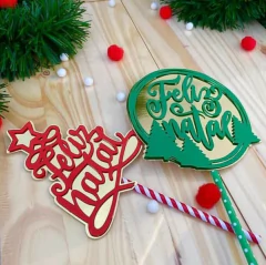 ARQUIVO DE CORTE TOPOS DE BOLO NATAL EM CAMADAS