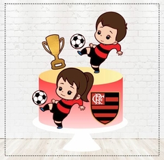 ARQUIVO DE CORTE TOPO DE BOLO FLAMENGO EM CAMADAS