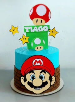 ARQUIVO DE CORTE TOPO DE BOLO SUPER MARIO EM CAMADAS