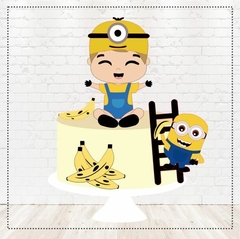 ARQUIVO DE CORTE TOPO DE BOLO MINIONS EM CAMADAS
