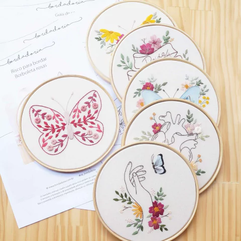 Todos riscos da coleção Florir + risco extra gratuito