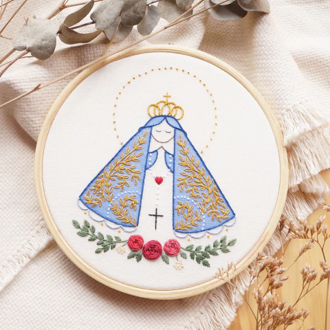 Bastidor bordado Nossa Senhora