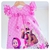 Vestido Temático Infantil Marsha e o Urso - comprar online