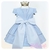 Vestido Laura Baby Xadrez Vichy Azul Claro - Bella Sofi