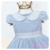 Vestido Laura Xadrez Vichy Azul - PE - comprar online