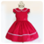 Vestido Infantil Nicole com Decote Coração