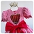 Vestido Gabriela Baby Xadrez Vichy Vermelho na internet