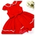 Vestido Infantil Nicole com Decote Coração - comprar online