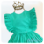Vestido Salopete Infantil Elisa Verde - comprar online