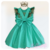 Vestido Salopete Infantil Elisa Verde - Bella Sofi