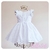 Vestido Infantil em Laise Bordada Branco - Bella Sofi