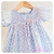 Vestido Sofia em Tule Branco / Azul Bebê - comprar online