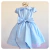 Vestido Infantil Rebeca Azul Bebê - loja online