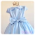 Vestido Infantil Rebeca Azul Bebê - Bella Sofi