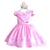 Vestido Infantil Rebeca Rosa Claro